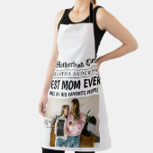 Custom "Best Mama Ever" Newspaper Headline Foto Schürze (InSitu)