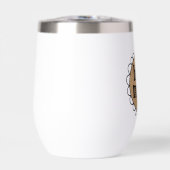 Custom BEST MAMA Scalloping Edge Stemless Wine (Vorderseite)