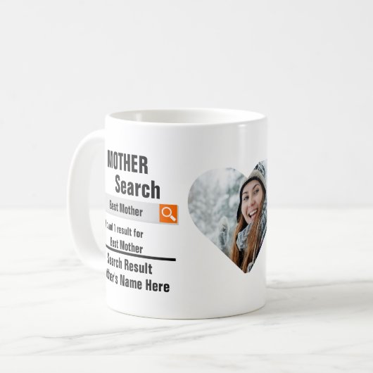 Custom Best Mutter Suche Ergebnis lustige Mütter T Kaffeetasse (Vorderseite Links)