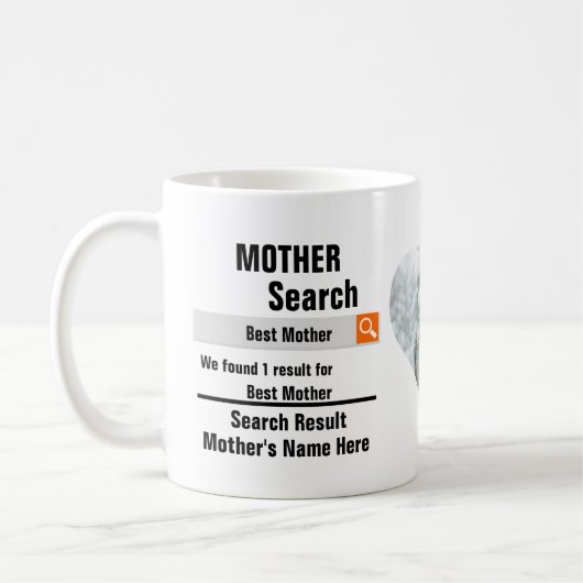 Custom Best Mutter Suche Ergebnis lustige Mütter T Kaffeetasse (Links)