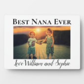 Custom Best Nana Ever Foto Fotoplatte (Vorderseite)