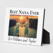 Custom Best Nana Ever Foto Fotoplatte (Seite)