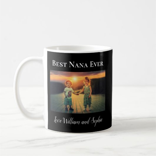 Custom Best Nana Ever Foto Kaffeetasse (Links)