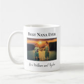 Custom Best Nana Ever Foto Kaffeetasse (Links)