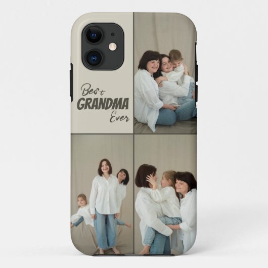 Custom Best Oma je Fotos iPhone Case (Rückseite)