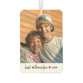 Custom Best Opa Ever 2 Foto Autolufterfrischer (Rückseite)
