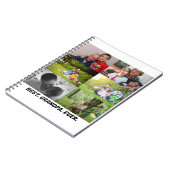 Custom Best Opa je 6 Foto Collage Notizblock (Linke Seite)