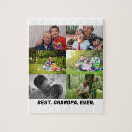 Custom Best Opa je 6 Foto Collage Puzzle