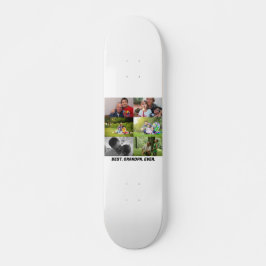 Custom Best Opa je 6 Foto Collage Skateboard