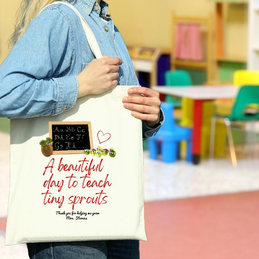 Custom Best Teacher Geschenk - Fun Geschenk für Le Tragetasche