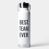 Custom Best Team Ever Personalized Appreciation Trinkflasche (Vorderseite)