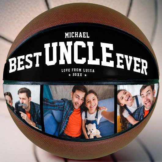 Custom BEST UNCLE EVENT Moderne Coole Familie 3 Fo Basketball