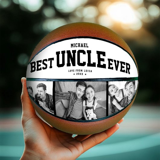 Custom BEST UNCLE EVENT Moderne Coole Familie 3 Fo Basketball