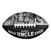 Custom BEST UNCLE EVENT Moderne Coole Foto Collage Football (Vorderseite)