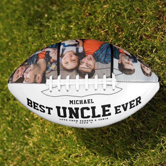 Custom BEST UNCLE EVENT Moderne Coole FotoCollage Football