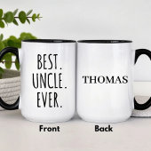 Custom Best Uncle Ever  Tasse