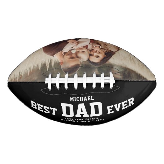 Custom BEST VATER EVENT Modernes Cooles Foto Football (Vorderseite)