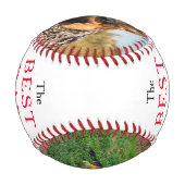 Custom Best Vater Ever Dog Foto Baseball (Rückseite)