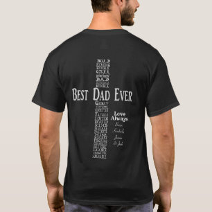 Custom Best Vater Ever Tshirt, Christlicher Vater  T-Shirt