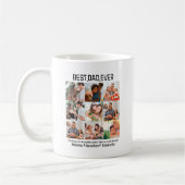 Custom Best Vater je Vatertag 9 FotoCollage Kaffeetasse (Links)