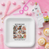 Custom Best Vater je Vatertag 9 FotoCollage Pappteller (Party)