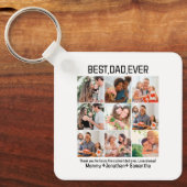 Custom Best Vater je Vatertag 9 FotoCollage Schlüsselanhänger (Vorderseite)