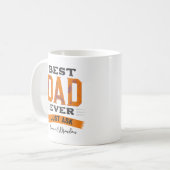 Custom Best Vater Papa Pater immer nur Gefragt lus Kaffeetasse (Vorderseite Links)