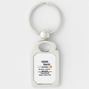 Custom Best Vatersuche Ergebnis lustige Väter Tag Schlüsselanhänger
