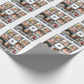 Custom BESTE FREUNDIN Best Friends Forever 8 Foto Geschenkpapier (Ecke)