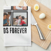 Custom BESTE FREUNDIN Best Friends Forever 8 Foto  Geschirrtuch (Viertel Falte)