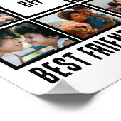 Custom BESTE FREUNDIN Best Friends Forever 8 Foto Poster (Ecke)