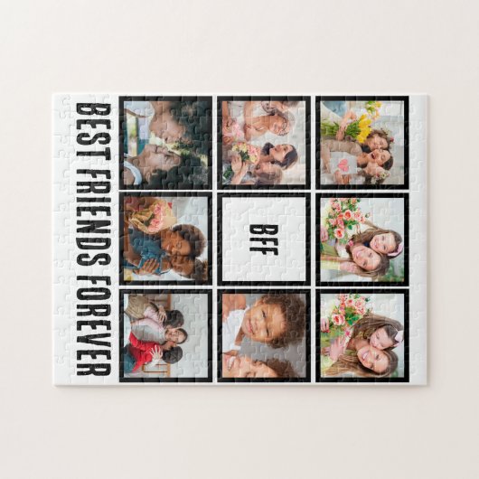 Custom BESTE FREUNDIN Best Friends Forever 8 Foto  Puzzle (Horizontal)
