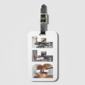 Custom BESTE FREUNDIN Foto Collage Beste Freundsch Gepäckanhänger (Vorderseite Vertikal)