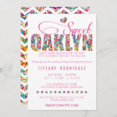 CUSTOM BESTELLEN Sweet Oaklyn Baby Shower Einladun Einladung (Vorne/Hinten)