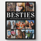 Custom Besties Gift | Bester Freund Fotoplatte (Vorderseite)