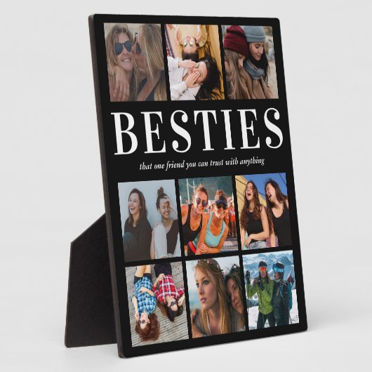 Custom Besties Gift | Bester Freund Fotoplatte (Seite)