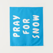 Custom Beten für Schneebanner Personalisiert Boho Wandteppich (Vorderseite)