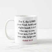 Custom Bibel Vers Der Herr, dein Gott Kaffeetasse (Links)