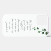Custom Bible Verse Floral Shabby Chic Handy Case (Rückseite (Horizontal))