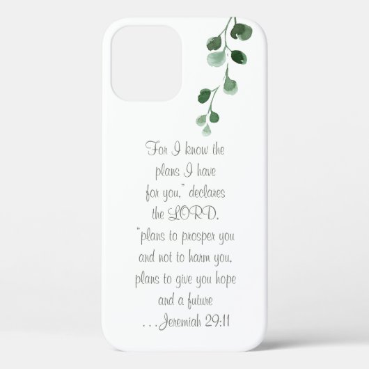 Custom Bible Verse Floral Shabby Chic Handy Case (Rückseite)