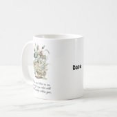 Custom Bible Verse Jesus Faith Christlicher Zitat Kaffeetasse (Vorderseite Links)