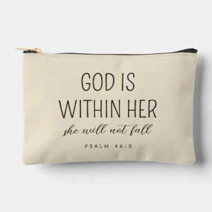 Custom Bible Verse Psalm 46:5 Gott ist in ihr. Zubehörtasche