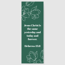 Custom Bible Verse Religious floral Green