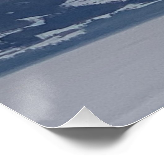 Custom Bible Verse | Schweizer Alpen Original Foto Poster (Ecke)