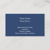 Custom Bible Verse Swiss Alps Photo Template Visitenkarte (Rückseite)