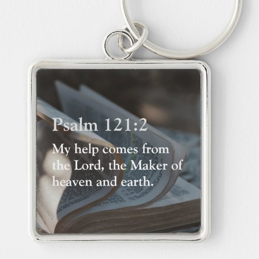 Custom Bible Verse Weihnachtsgeschenke für Pastore Schlüsselanhänger (Vorne)
