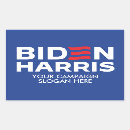 Custom Biden Harris Campaign Slogan Rechteckiger Aufkleber