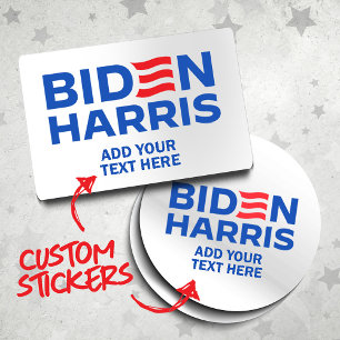 Custom Biden Harris Campaign Slogan Rechteckiger Aufkleber