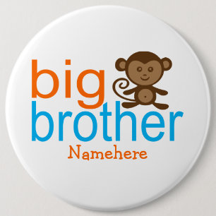 Custom Big Brother Monkey Tasten Button