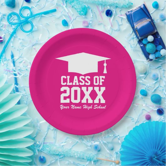 Custom Big Class of 2025 Graduierungsparty Pappteller (Party)
